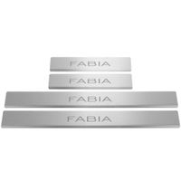 Listwa progowa SKODA FABIA MK3 Stal nierdzewna 304 mat 4szt