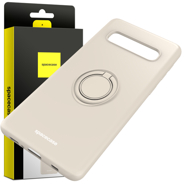 Spacecase Silicone Ring Galaxy S10+ Bone zdjęcie 8