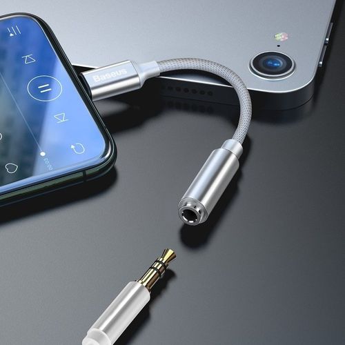 Adapter Audio Baseus L3.5 Lightning Do Mini Jack 3,5Mm, Dac (Biały) na Arena.pl