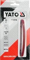 TAŚMA ŚCIERNA BEZKOŃCOWA 10SZT P120 10*330MM - YT-09746
