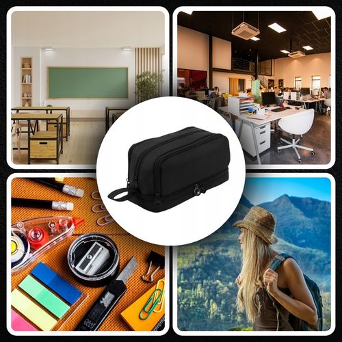 PIÓRNIK SZKOLNY TRZYKOMOROWY NA KREDKI MAZAKI PRZYBORY SASZETKA DO SZKOŁY na Arena.pl