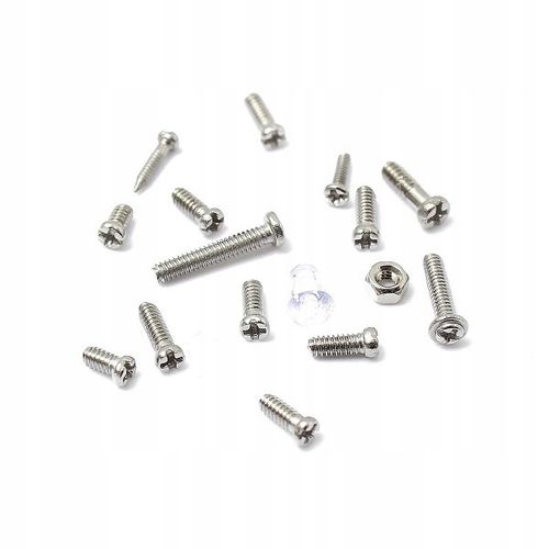 ZESTAW ŚRUBEK ŚRUBKI NAKRĘTEK 1000 SZT DO NAPRAWY OKULARÓW M1.4 M1.6 STAL na Arena.pl