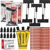 15x Sznur Do Naprawy Opon 10x Wkręty wulkanizacyjne Zestaw Naprawczy