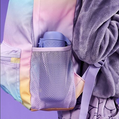 BIDON Z BLOKADĄ OTWARCIA TWARDY USTNIK BEZ SŁOMKI FIOLET MAŁY ION8 0,4 L na Arena.pl