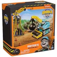 PSI PATROL RUBBLE & CREW CIĘŻARÓWKA Z KULĄ DO BURZENIA I FIGURKĄ MOTOR