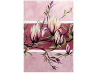 100 70CM OBRAZ PŁÓTNO SŁODYCZ MAGNOLII PUDROWYM RÓŻU PŁÓTNO RAMA