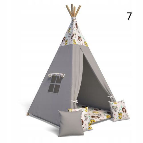 Namiot TiPi Wigwam + 3 szt poduszka + mata na Arena.pl