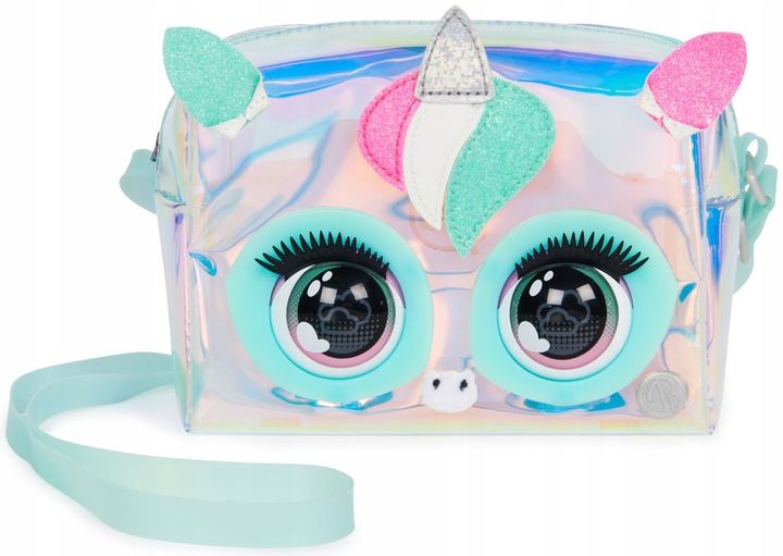 PURSE PETS Y2K CORN JEDNOROŻEC TOREBKA INTERAKTYWNA Z OCZAMI I DŹWIĘKIEM zdjęcie 7