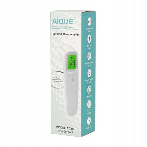 Termometr elektroniczny bezdotykowy AD802 na Arena.pl