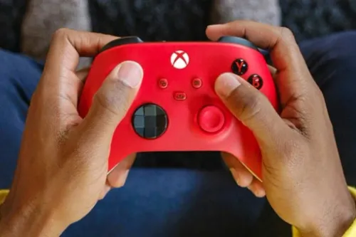 Kontroler MICROSOFT XBOX Series X/S Czerwony na Arena.pl