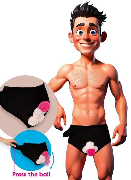 Briefs With Inflatable Penis zdjęcie 1