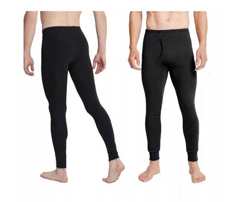 Zestaw 2 pary Kalesony Męskie Termoaktywne Bawełniane r. M/L Grube na Arena.pl