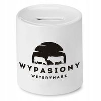 Skarbonka Dla Weterynarza Wypasiony Weterynarz Z Nadrukiem Ze Zdjęciem