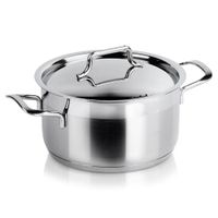 Garnek Orion Anett z Pokrywką Stalowy Nierdzewny 18 cm 2,3L Premium