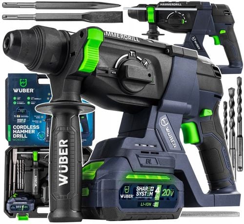 WIERTARKA MŁOTOWIERTARKA 1000 W AKUMULATOROWA 2 J MŁOT UDAROWY MOCNA na Arena.pl