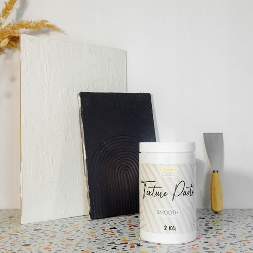 Pasta strukturalna gładka biała do tworzenia struktur i efektów 3D 2kg na Arena.pl