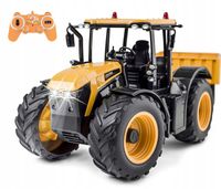Traktor zdlanie sterowany z przyczepą JCB FASTRAC 4200