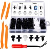 SPINKI KLIPSY KOŁKI DO TAPICERKI SAMOCHODOWEJ ŚCIĄGACZE ZESTAW SPINEK AUTA