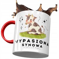 Kubek Czerwony Dla Synowej Żony Syna Na Prezent Z Nadrukiem Ze Zdjęciem