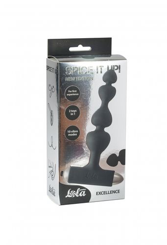Vibrating Anal Plug Spice it up New Edition Excellence Black na Arena.pl