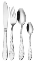 Sztućce - NEW DESIGN -24 Szt - SREBRNE - HIT