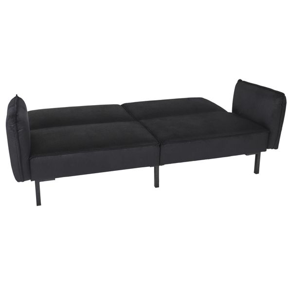Sofa rozkładana Giulia czarna zdjęcie 5