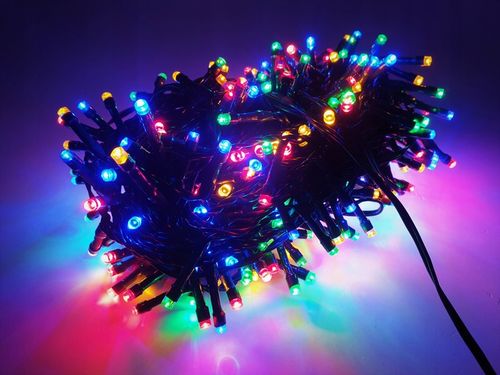 LAMPKI CHOINKOWE 200LED TIMER lampek Zewnętrzne CHOINKĘ CHOINKA KOLOROWE na Arena.pl