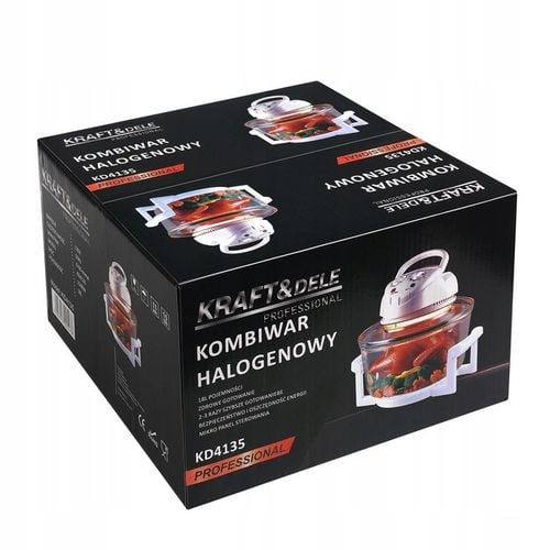 KOMBIWAR PIEC HALOGENOWY MINI PIEKARNIK GARNEK ELEKTRYCZNY 18L 1500W na Arena.pl