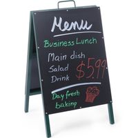 tablica informacyjna reklamowa menu wolnostojąca do restauracji