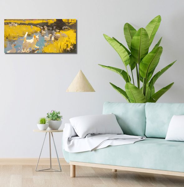 Obraz 70x30cm Słońce na Wsi zdjęcie 2