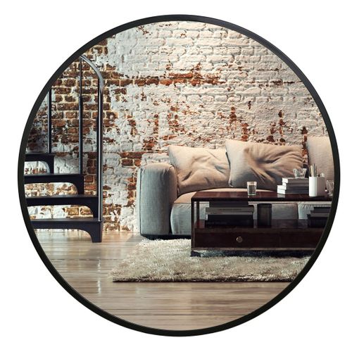 Lustro nowoczesne Sander 60 cm czarne na Arena.pl