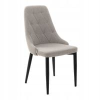 Krzesło LOUIS QUILTER tapicerowane w tkaninie beżowe LOFT 46,5x58x88 HOMLA