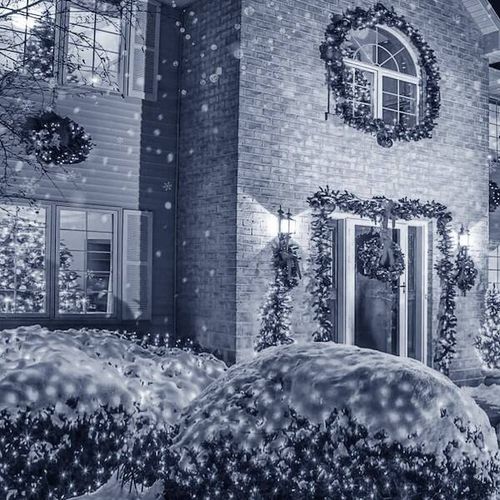 Kurtyna świetlna zimny biały 144 Led lampki wewnętrzno-zewnętrzne siatka z programatorem na Arena.pl