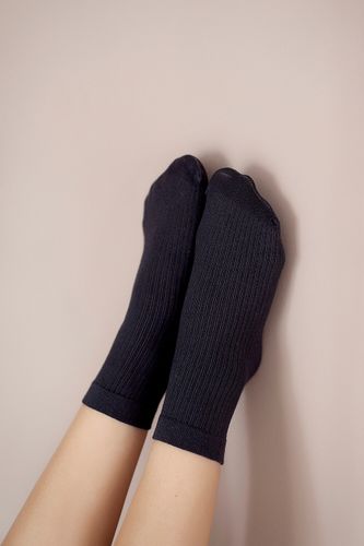 SKARPETKI Z WISKOZY FIT IZA 2 PARY uni graphite na Arena.pl