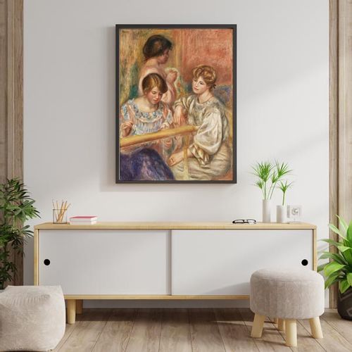 Embroiderers, Pierre-Auguste Renoir - plakat 42x59,4 cm na Arena.pl