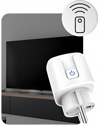 INTELIGENTNE GNIAZDKO STEROWANE WiFi ANDROID TUYA SMART POMIAR na Arena.pl