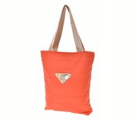 Laura Biaggi - torebka shopper pomarańczowy mat przeszycia KB168