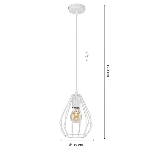 lampa wisząca brylant biały 2222 tk lighting na Arena.pl
