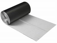 PAROTEC Taśma kominowa opierzeniowa aluminiowa 2D plisowana 5mb czarny