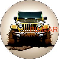 Opłatek na tort Jeep Terenówka Cherokee Tekst Gratis Urodziny 18 30 40 50