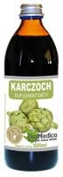 SOK Z KARCZOCHA  500ml Bez dodatku cukru