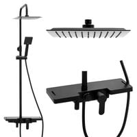 Bateria prysznicowa natryskowa panel slim kwadrat z deszczownicą Yoka