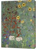 Obraz 70x100cm Farm Garden, Gustaw Klimt Vintage do Salonu