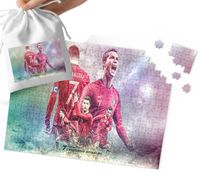 PUZZLE - Cristiano Ronaldo WZORY DLA MAŁEGO PIŁKARZA 192el + WORECZEK