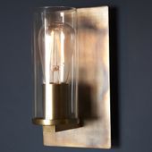 Ścienna lampa L&-190600 Light& industrialna brąz patyna