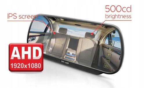 Monitor samochodowy pełne lustro AHD 7 FULLHD 4PIN na Arena.pl