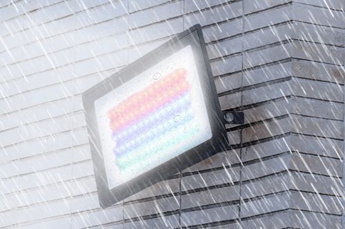 ZEWNĘTRZNE KOLOROWE OŚWIETLENIE LED ŚWIĄTECZNE LAMPKA ILUMINACJA FLASH IP66 na Arena.pl