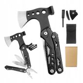 Multitool TAKTYCZNY Narzędzie WIELOFUNKCYJNE Siekierka 17 w 1 Porządny