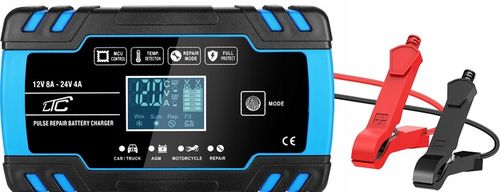 PROSTOWNIK AUTOMATYCZNY SAMOCHODOWY FUNKCJA NAPRAWY DO AKUMULATORÓW 12V 24V na Arena.pl