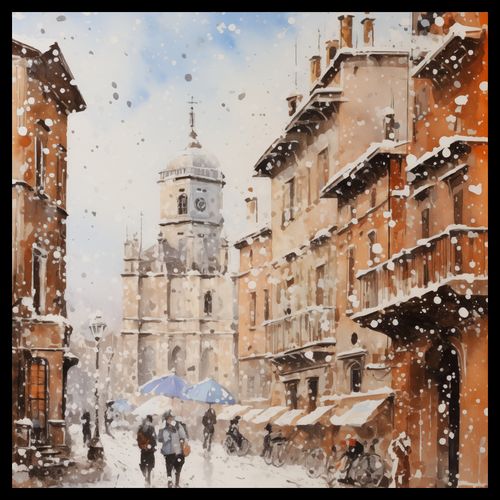 Plakat 40x40cm Urok Starych Miast na Arena.pl